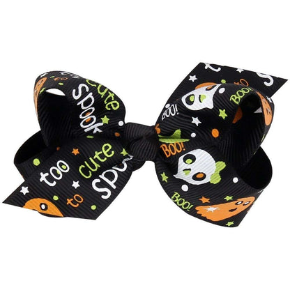 Love Sweety Baby Rose Pumpkin Bow Hair Clips for Infants