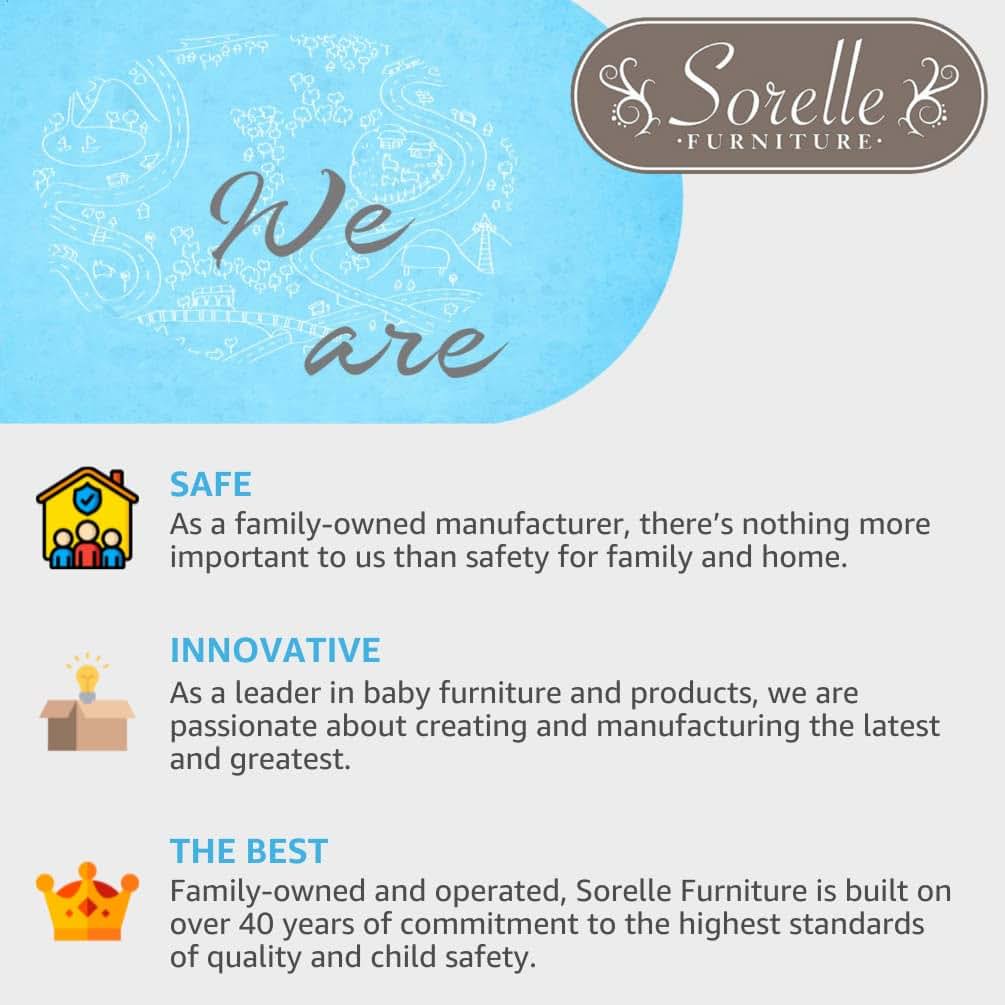 Sorelle Topper For Double Dresser With 2 Compartments