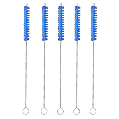 5-Piece Nylon Straw Cleaner Brush Kit for Sips, Tubes, and Bottles
