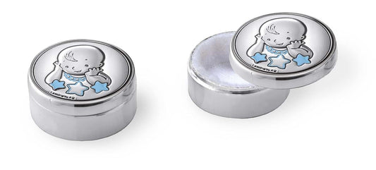 Sterling Touch Silver First Tooth Or Curl Keepsake Box
