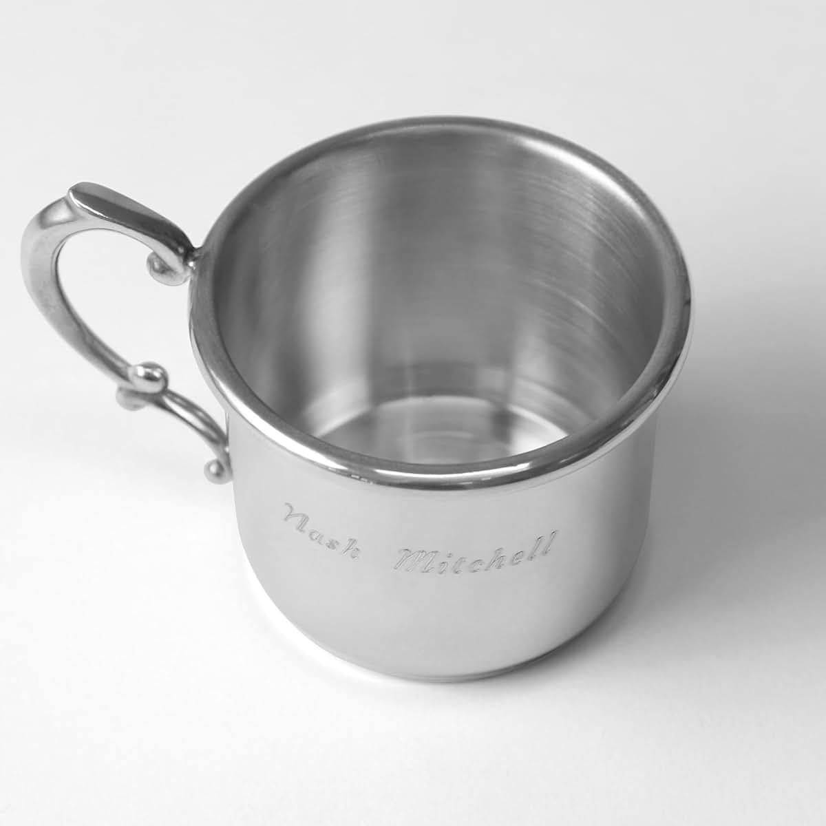 Let's Make Memories Personalized Keepsake Pewter Baby Cup - Newborn Gift - Heirloom - New Parents (photo 4)
