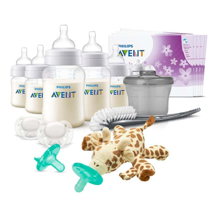 Philips Avent Anti-Colic Baby Bottle with AirFree Vent Essentials Gift Set