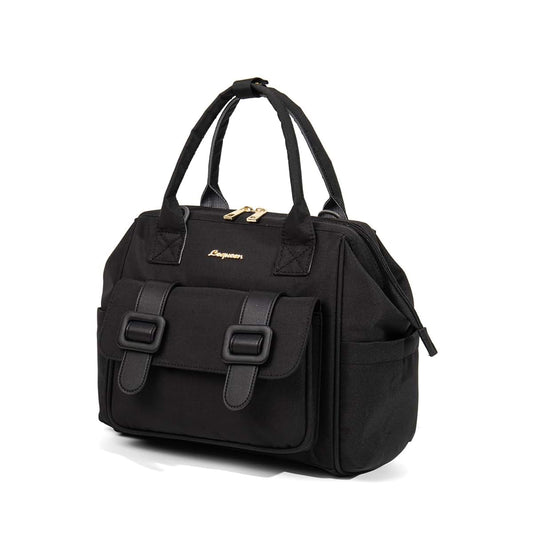 MEYTEILAY Diaper Bag Tote Baby Changing Bag Large Baby Bags for Mom Multifunction Travel Nappy Bag Small （Black）