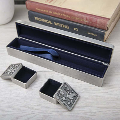 Unisaches Engravable Birth Certificate Holder And Keepsake Box Set (photo 3)