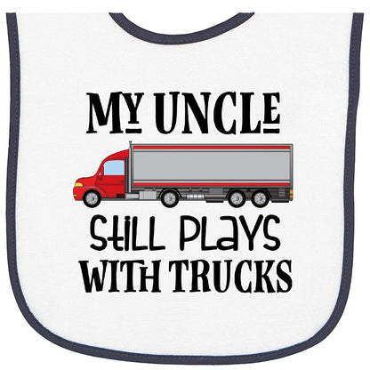 Truck Driver Uncle Design Terry Cloth Bib for Baby