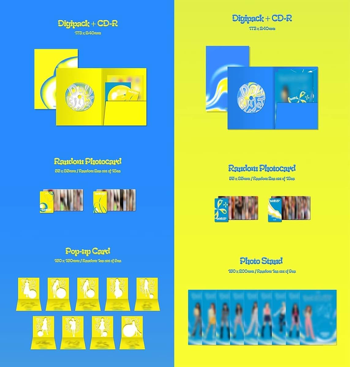 Kep1er DOUBLAST 2nd Mini Album Contents Set