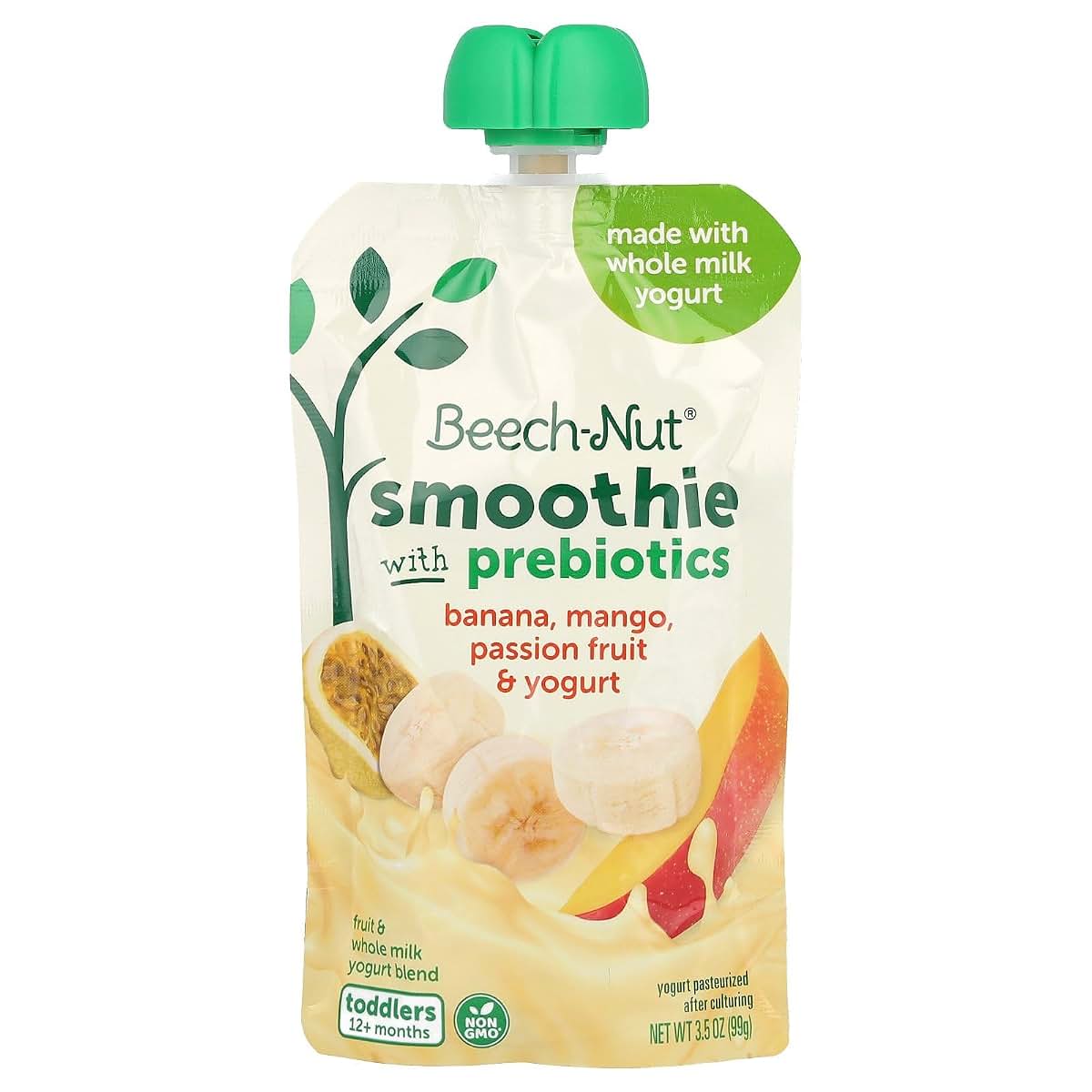 Beech-Nut Banana Mango Passion Fruit Yogurt Smoothie Pouch 3.5oz