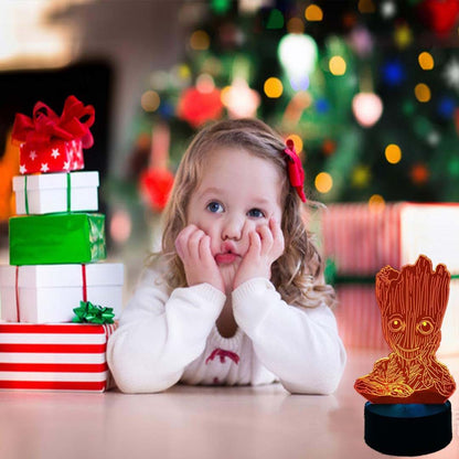 SanNELChEL Groot 3D Cute Baby LED Night Light (photo 3)