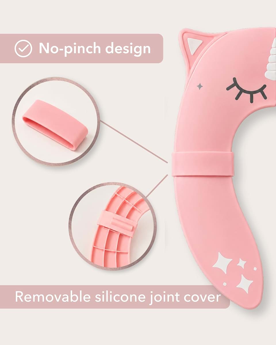Hippypotamus Travel Potty Seat for Toddler - No-Pinch Folding Potty Training Seat - Non-Slip Silicone Grips - Includes (photo 3)