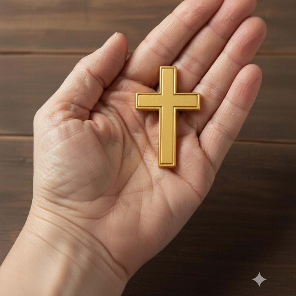 Sterling Gifts Gold Pocket Metal Crosses 50-Pack