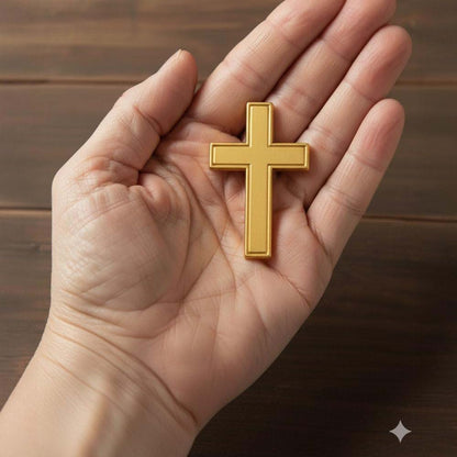 Sterling Gifts Gold Pocket Metal Crosses 50-Pack