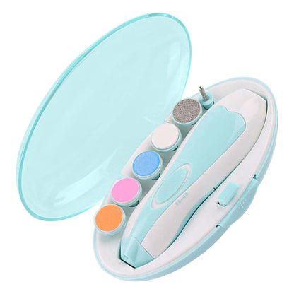 AMONIDA Baby Nail Trimmer Electric,Baby Nail File, Safe Operation, High Efficiency Electric Nail Grinder with Storage