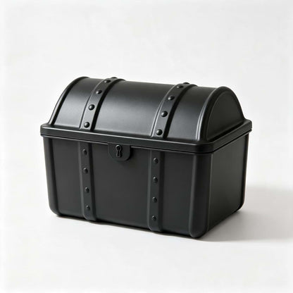 CILOSDR Black Desktop Treasure Storage Box 9×7×6.25 Inch (photo 2)