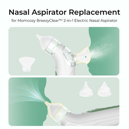 Momcozy Nasal Aspirator Replacement Set With Two Nozzles And One Mask