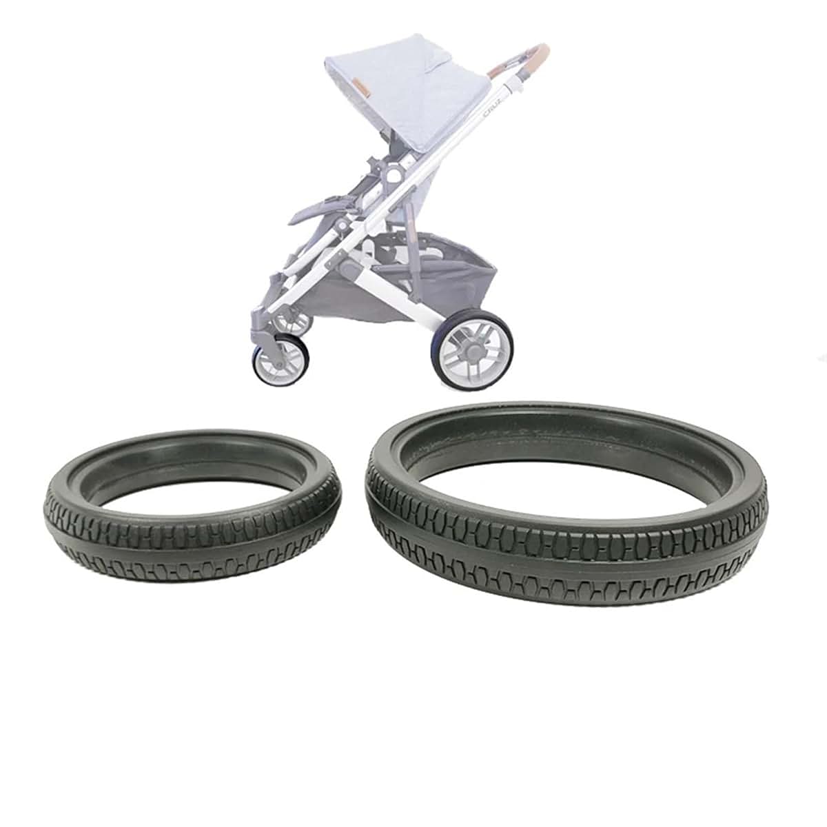 Bingche Buggy Wheel Tire For Uppababy Cruz V2 Front Stroller Wheels (photo 2)