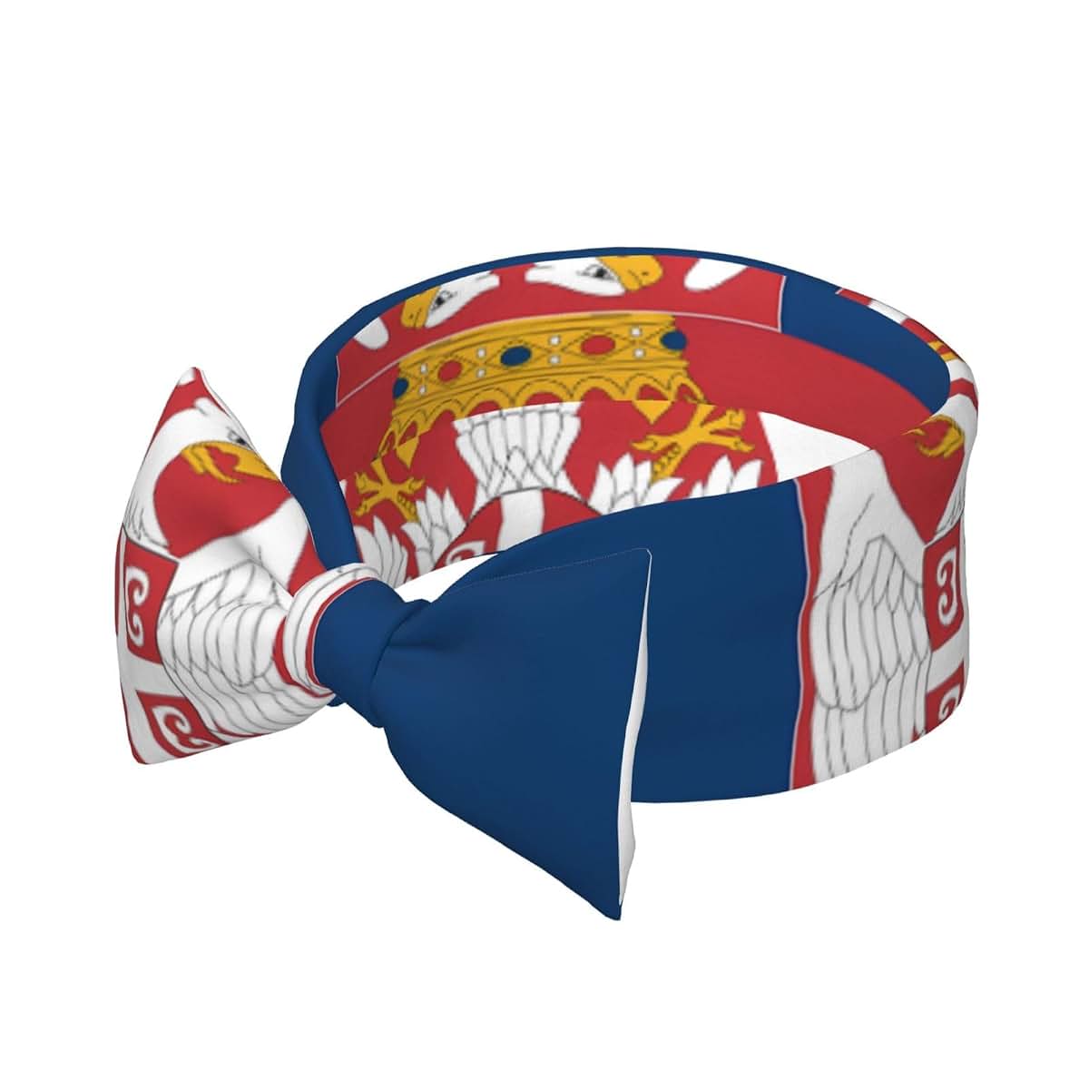 WZYCWB Flag of Serbia Newborn Swaddle Blanket Set, Including Headband, Warm and Comfortable, The Best Gift, a Must-Have