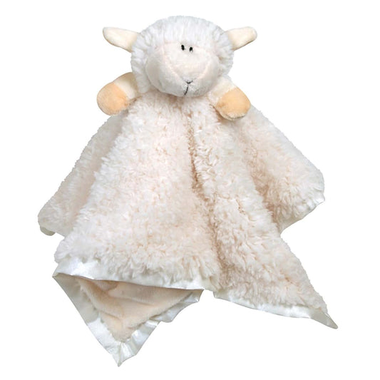 Stephan Baby Plush Cuddle Bud Security Blankie, Cream Lamb
