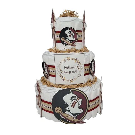 Fine Diaper Cakes Football Sports Baby Shower Diaper Cake