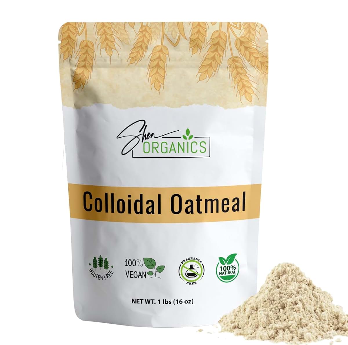 Shea Organics Colloidal Oatmeal Powder for Bath & Skin Care