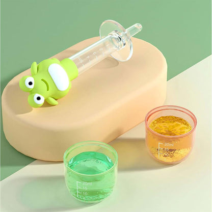 ZHENZQ Cartoon Baby Dropper Feeder With Storage Box (photo 2)