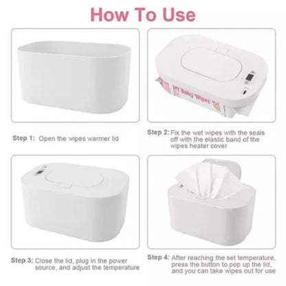 LEEZAD Large Storage Wipe Warmer with Digital Display, Wipes Dispenser with Temperature Sensor, Good Insulation Effect (photo 2)