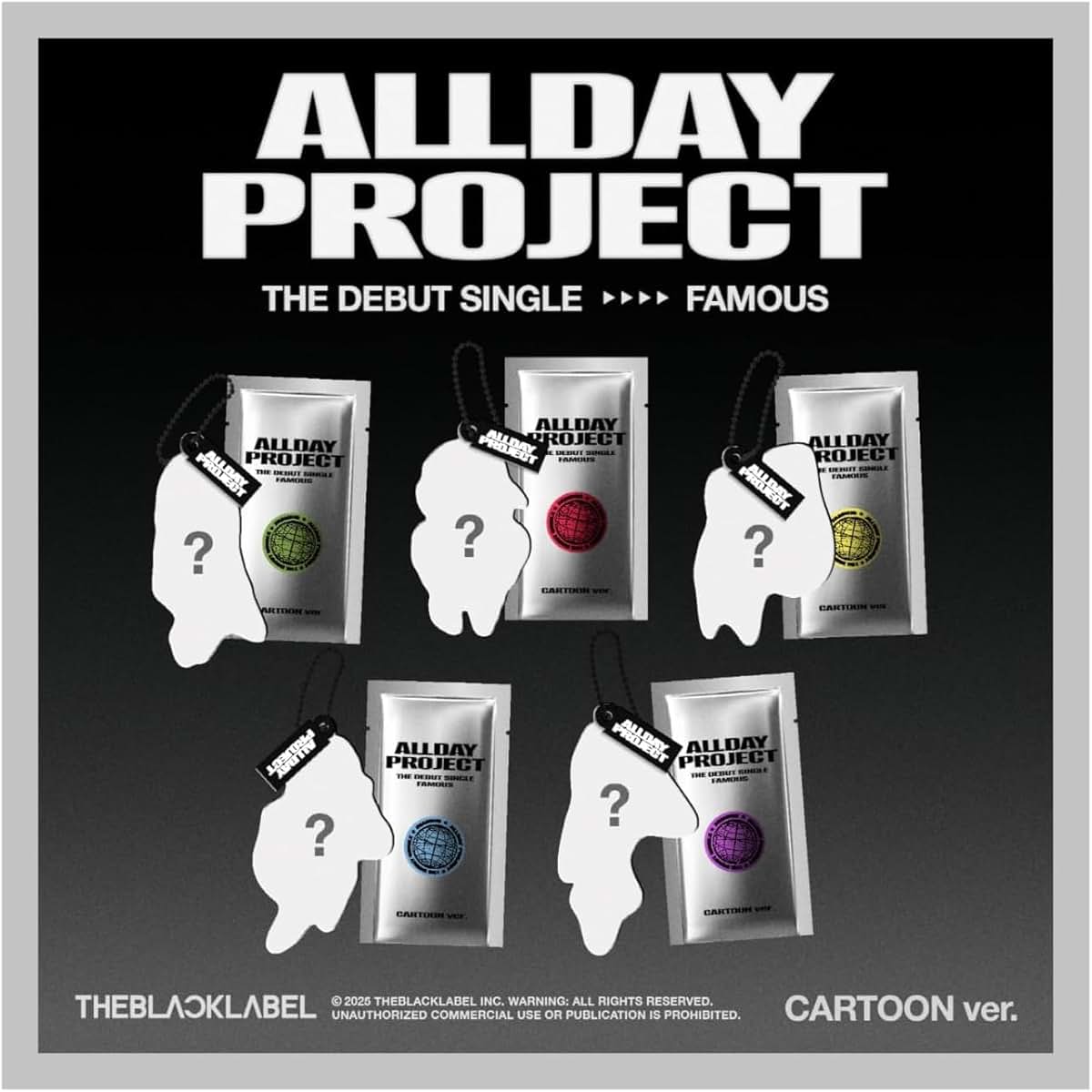 Allday Project Famous Debut Single Album Cartoon Random Version