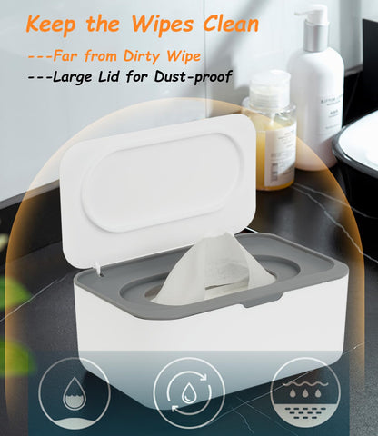 Seposeve Wipes Dispenser Refillable Container