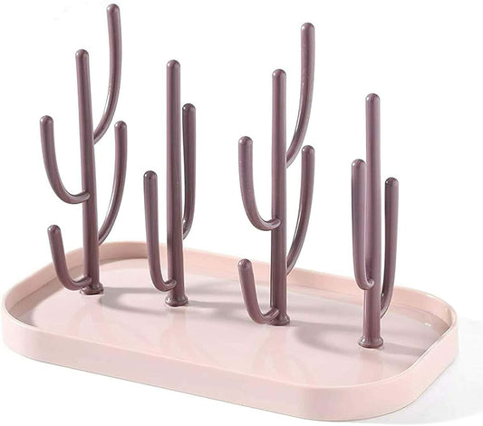 Magik Portable Baby Bottle Drying Rack - Pink