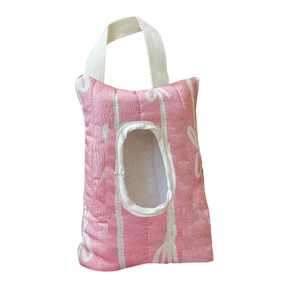 TTTLLNN Reusable Wipe Container Pram Hanging Wet Wipe Container with Bowknot Pattern