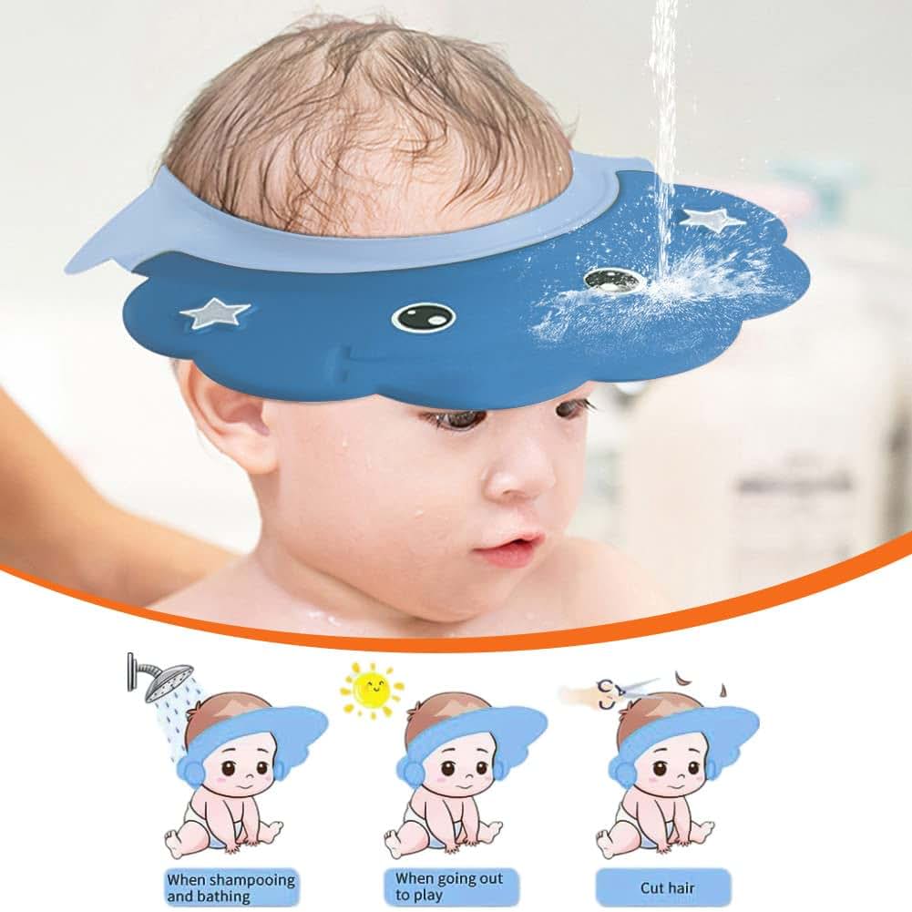 Ibluelover Kids Shower Shampoo Cap Adjustable 2-Pack (photo 2)
