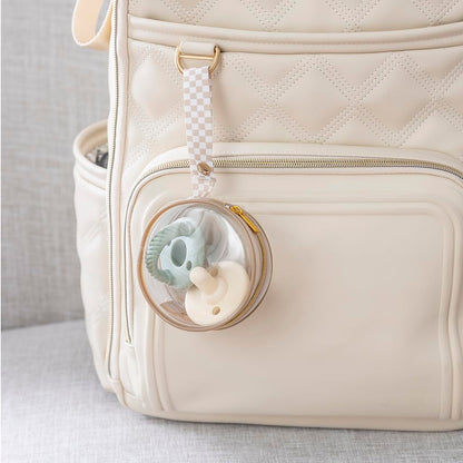Itzy Ritzy Clear Pacifier Case with Clip