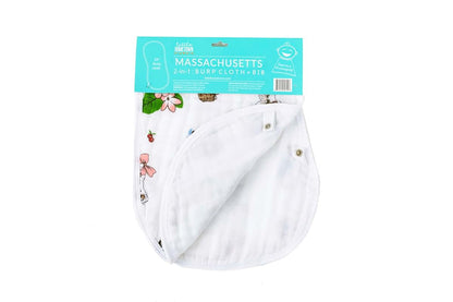 Little Hometown Massachusetts Floral Baby Blanket Gift Set