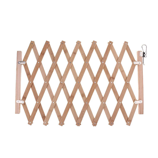 B Baosity Folding Fence Pet Isolation Gate Expanding Fence Outdoor Indoor, 41x100cm/16.14x39.37inch