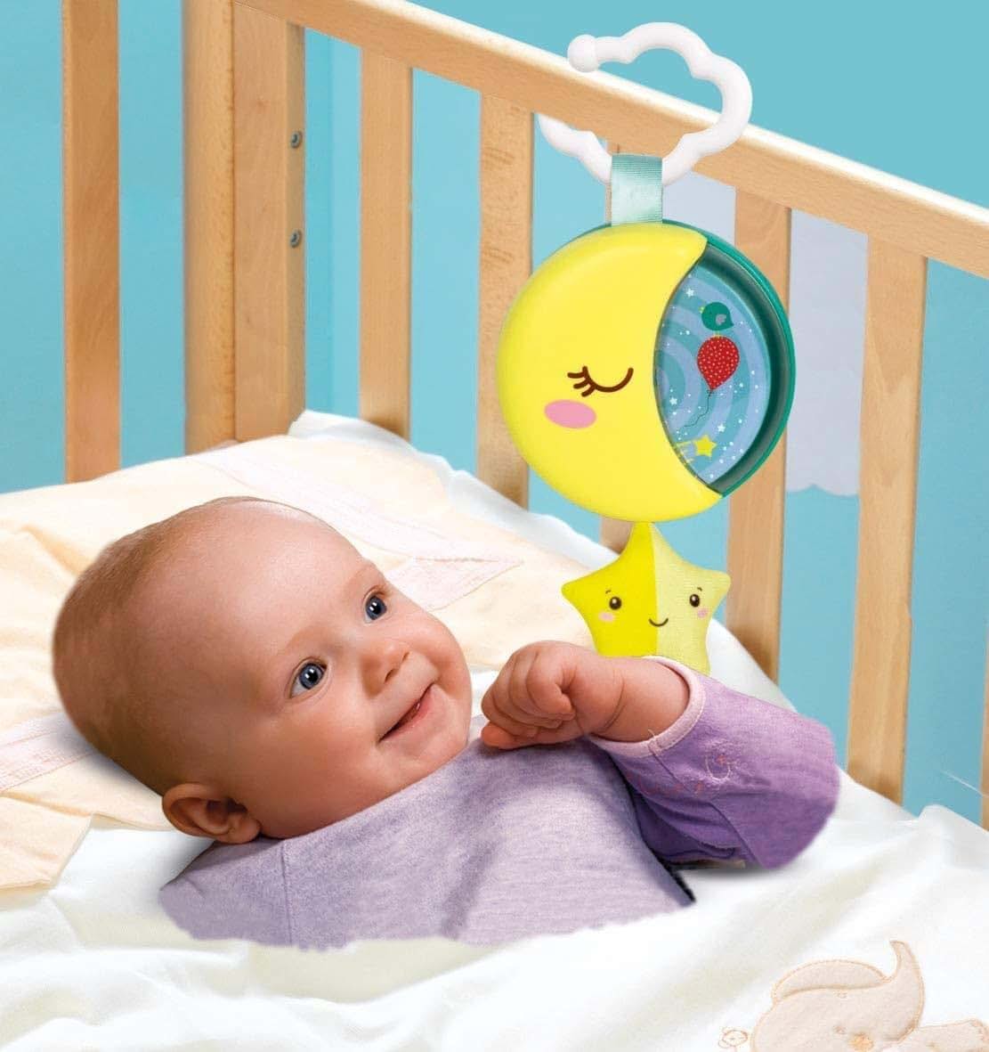 Clementoni Sleepy Moon Carillon Music Box for Newborn Baby Toys