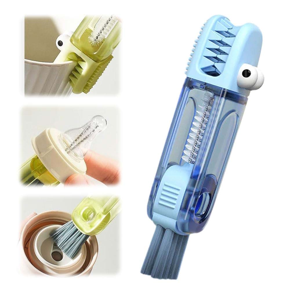 3 In 1 Cup Lid Cleaning Brush Set For Tight Spaces