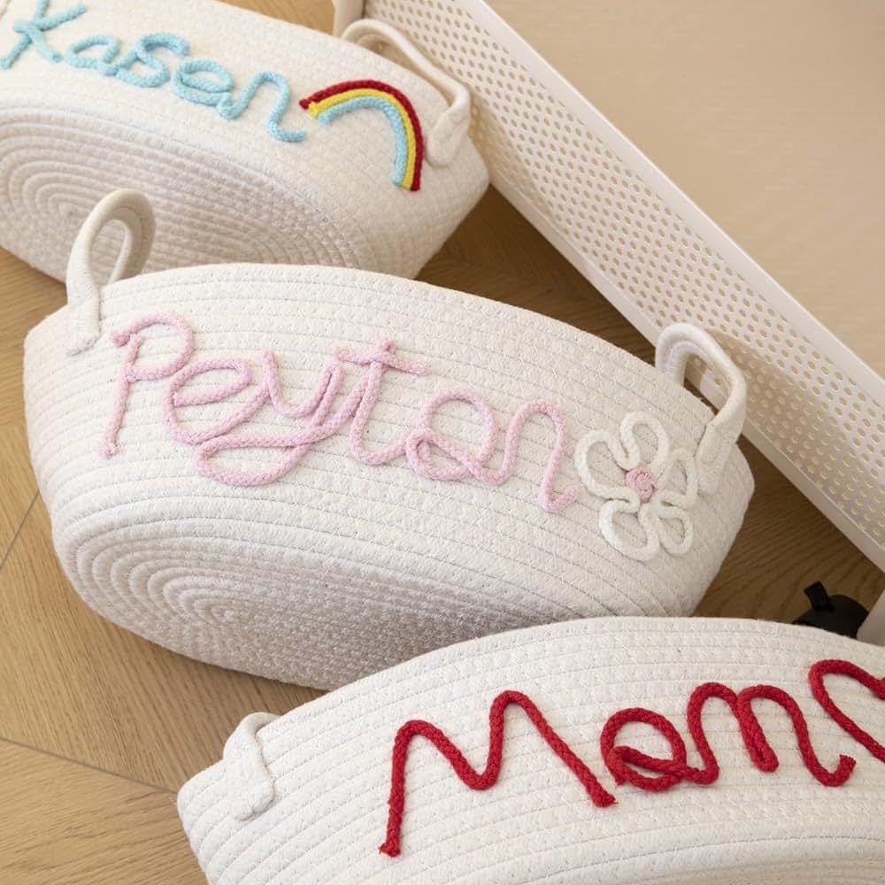 JinFu dian Personalized Basket,Custom,Baskets for Gifts Empty,Personalized Easter Basket for Boys,Personalized Easter (photo 3)
