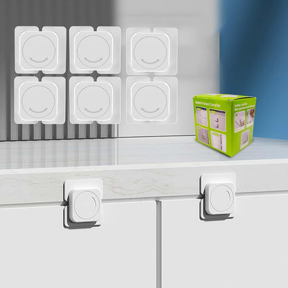 Mehorkook Cabinet And Refrigerator Locks 6 Pack With Adhesive Mounting