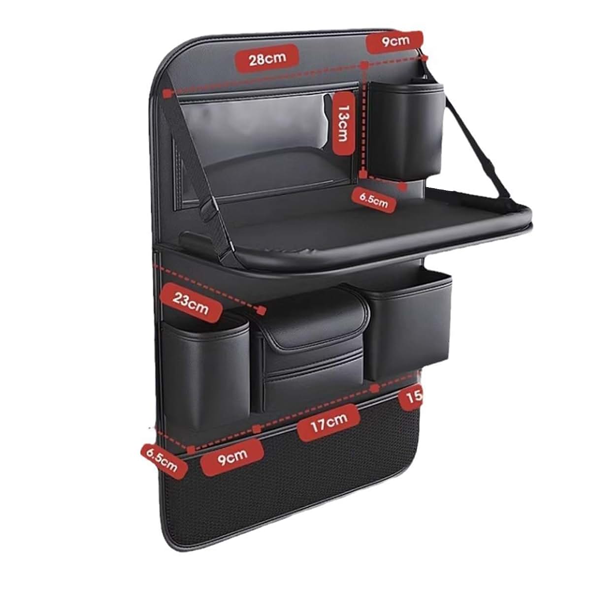 LMSUTG Car Seat Organiser For BMW G07 X7 With Foldable Table Tray (photo 2)