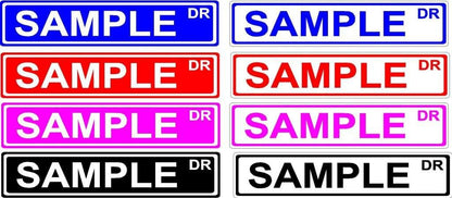 Theresa Green Aluminum Street Sign 4x18 Indoor Outdoor Decor