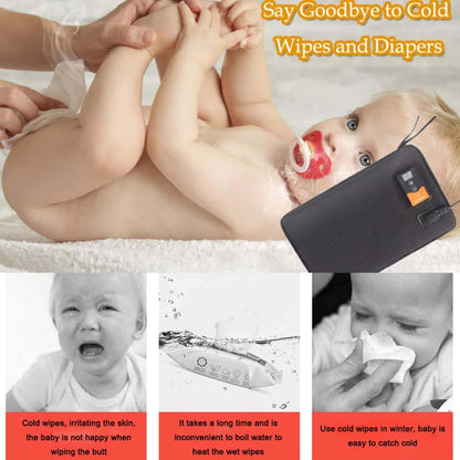 Eriqkca Portable Car Wipes Heater Warmer With Digital Display (photo 4)