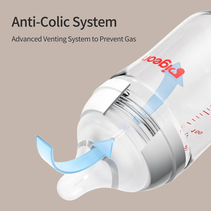 Pigeon Silicone Nipple with Latch-On Line