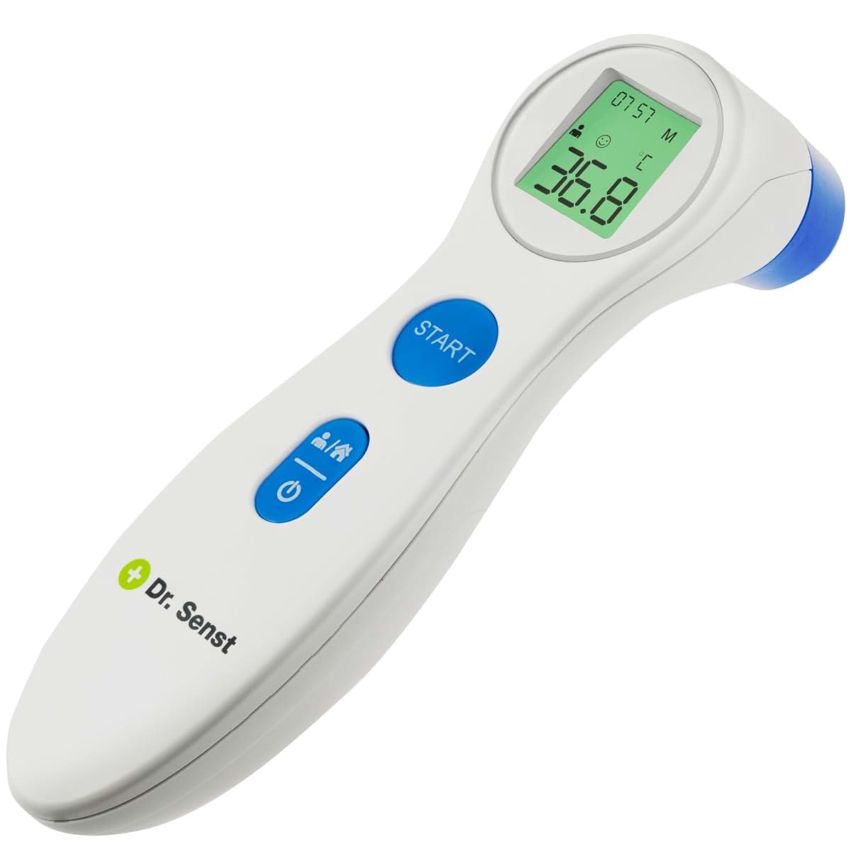 Dr. SensT Infrared Forehead Thermometer With 3-Colour Backlight