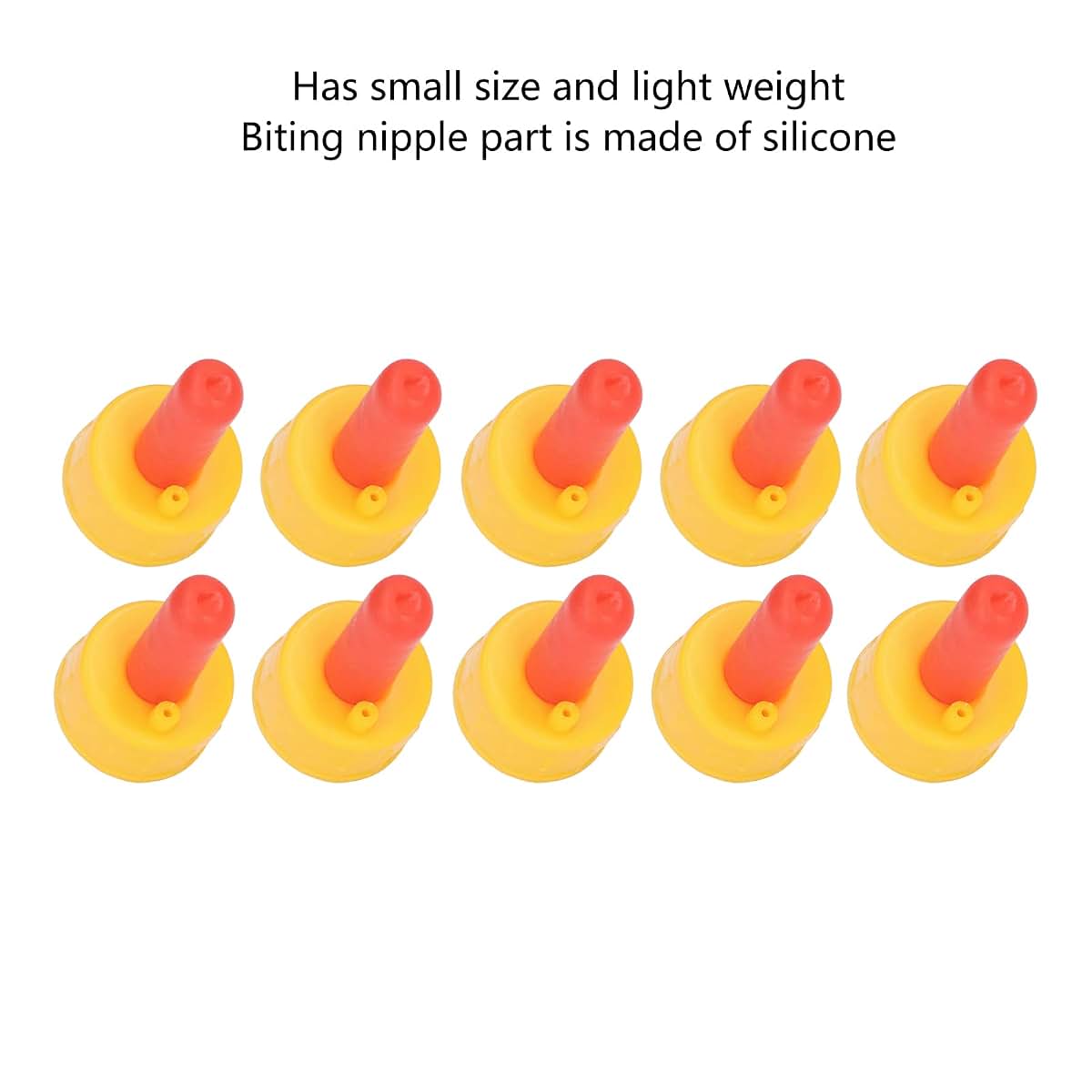BabyOneStop Small Animal Milk Drink Nipples for Lambs and Puppies, 10 Pack