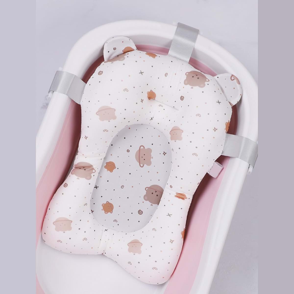 BOSTYY Cartoon Baby Bath Tub Pad with Bear Pattern (photo 3)