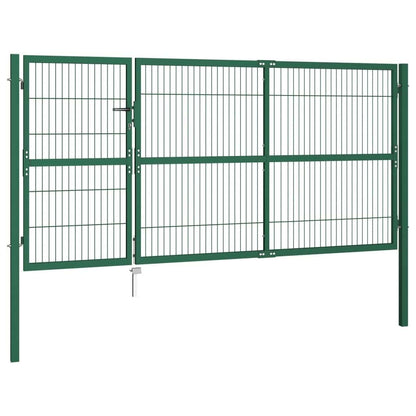 Teenpull Garden Fence Gate In Green Steel