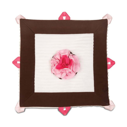 Pavilion Gift Company Square Flower Baby Carry Around Blanket (photo 3)