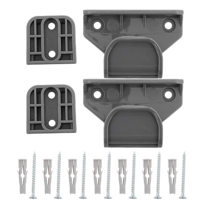 EXAOMBLE Retractable Gate Replacement Hardware Kit with Latches and Brackets