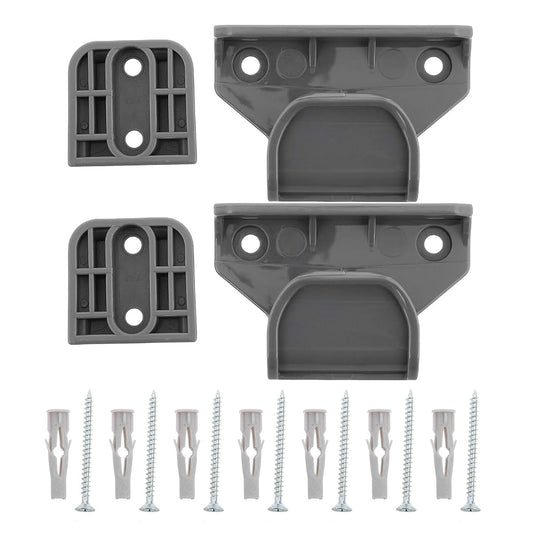 EXAOMBLE Retractable Gate Replacement Hardware Kit with Latches and Brackets