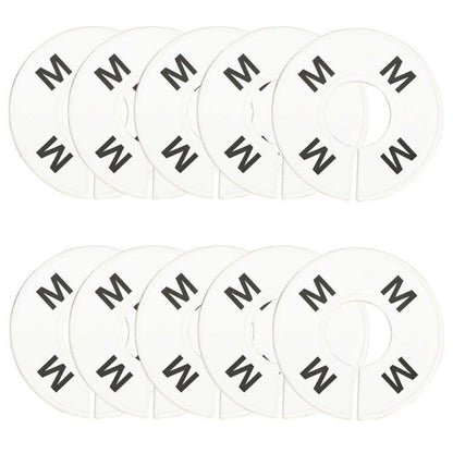 DBM Imports 10-Piece Medium Clothing Rack Size Dividers (photo 2)