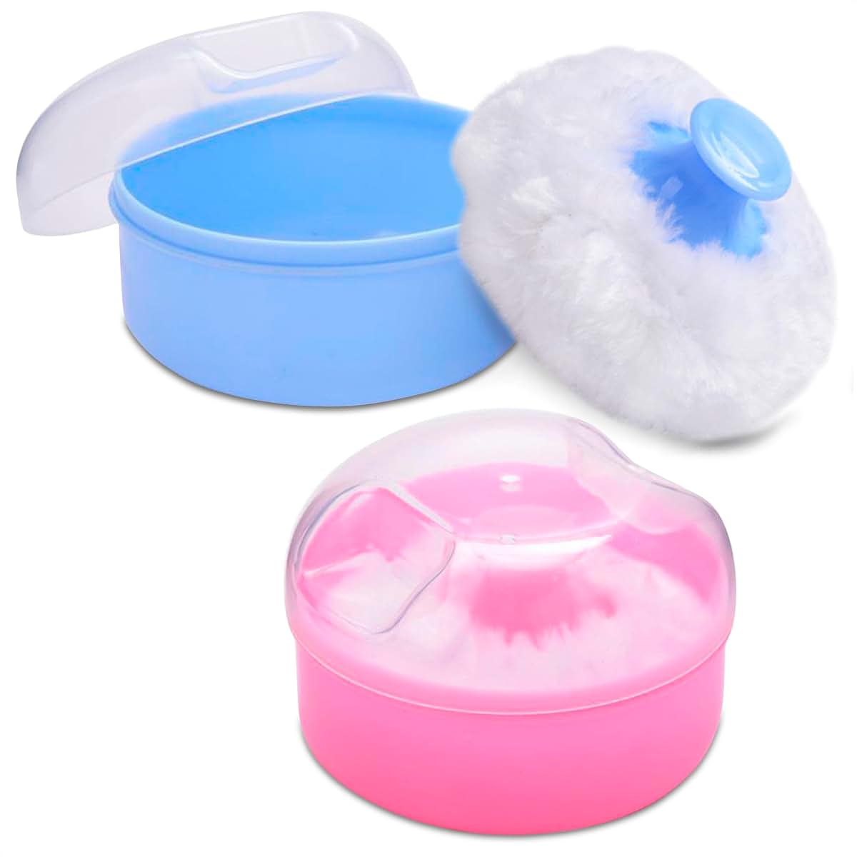 Vikrom Talcum Powder Puff And Container